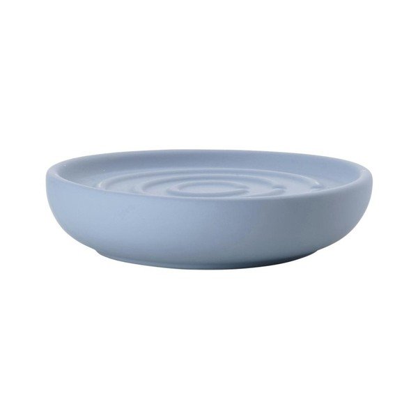 Modrá porcelánová kúpeľňová miska na mýdlo Zone Blue Fog