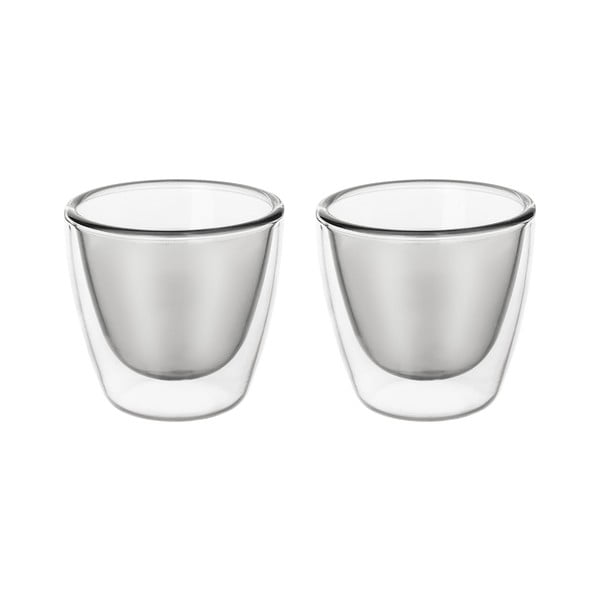 Sklenené hrnčeky na espresso v súprave 2 ks 110 ml – Orion