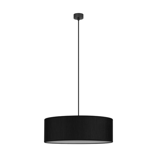 Čierne závesné svietidlo Sotto Luce Doce XL, ⌀ 45 cm