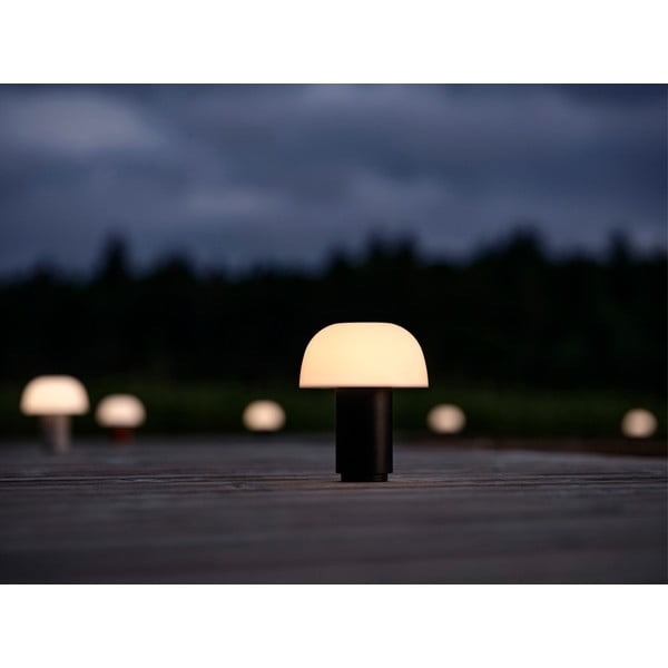 Čierna hliníková LED stmievateľná stolová lampa (výška 22 cm) Harvest – Zone-image-1