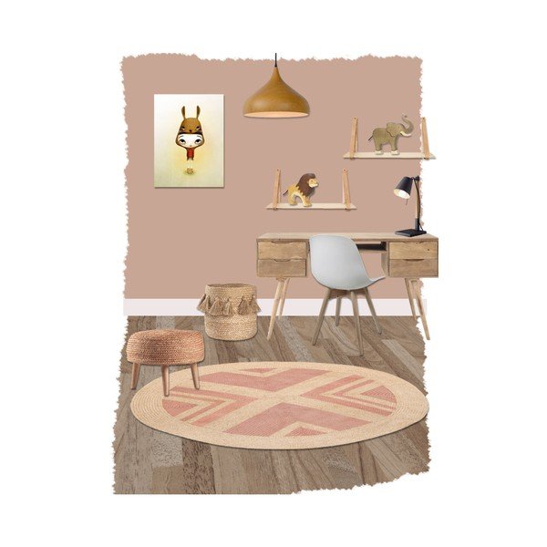 Detský ručne vyrobený jutový kôš Nattiot Idris-image-1