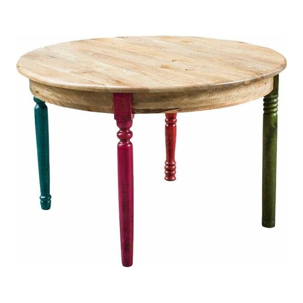 Jedálenský stôl z mangového dreva Støraa Flint, Ø 137 cm