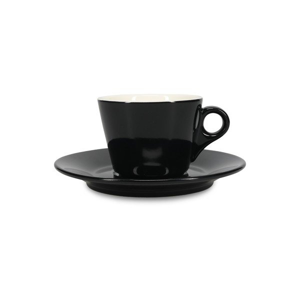 Čierny porcelánový tanierik ø 15,5 cm Barista – BonBistro-image-2