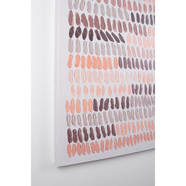 Obraz s ručne maľovanými prvkami s rámom/na plátne 90x120 cm Naska – Bizzotto-image-1