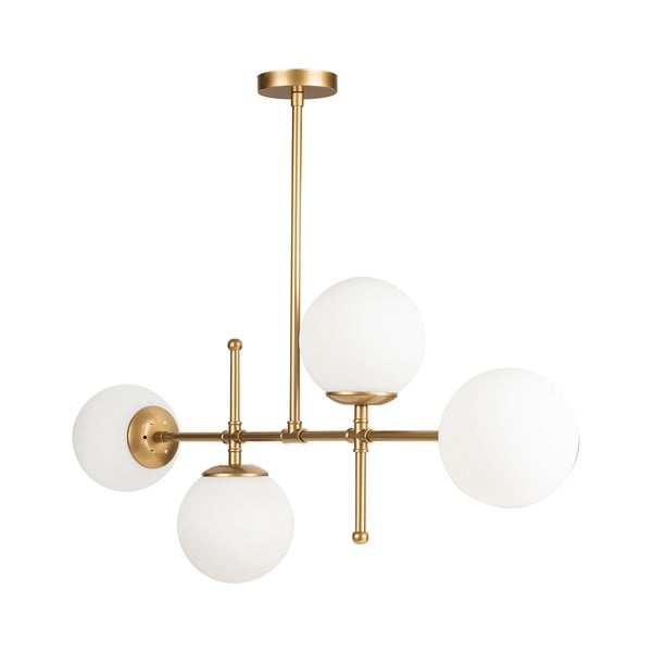 Závesné svietidlo v zlatej farbe Squid Lighting Kruva, výška 57 cm-image-4