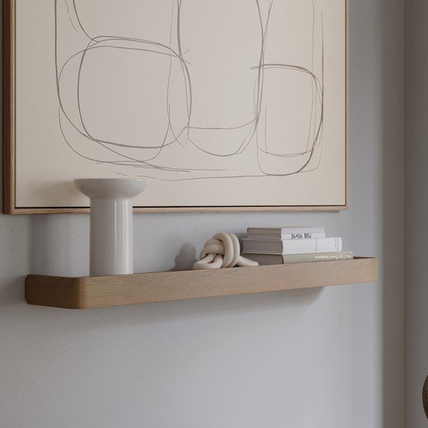 Polica v dekore duba v svetlo prírodnej farbe 120 cm Protopia – DAN-FORM Denmark-image-1