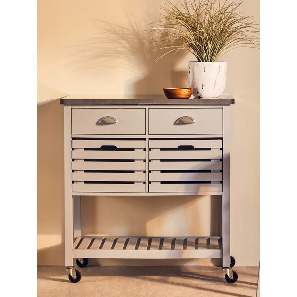 Servírovací stolík na kolieskach 46x86 cm Frankfurt – Premier Housewares-image-1