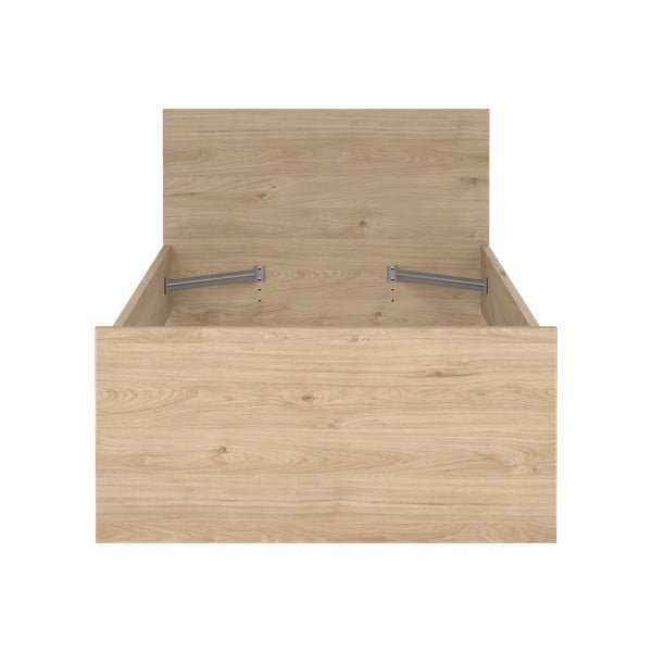 Jednolôžková posteľ v dekore duba v prírodnej farbe 90x190 cm Naia – Tvilum-image-2