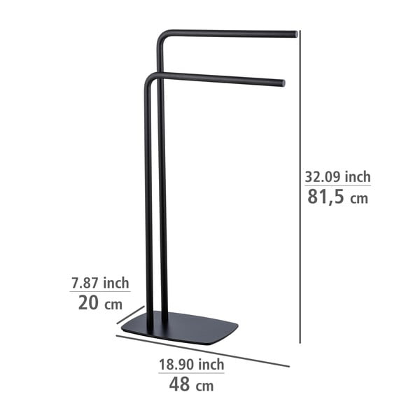 Oceľový stojan na uteráky Iria - Wenko-image-3