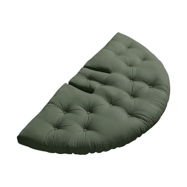 Rozkladacie kreslo so zeleným poťahom Karup Design Nest Olive Green-image-1