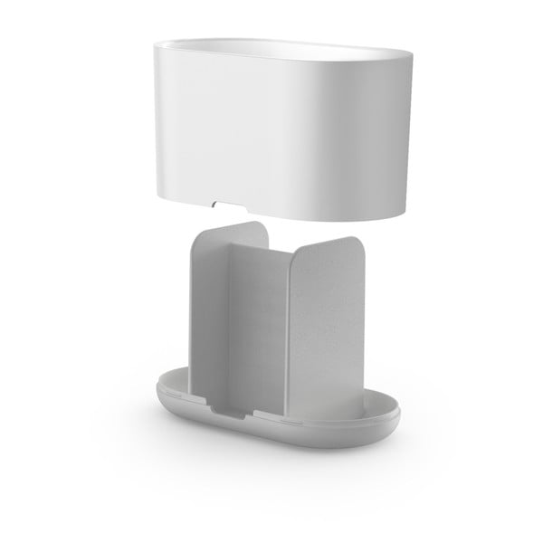 Biely plastový téglik na zubné kefky Duo – Joseph Joseph-image-2