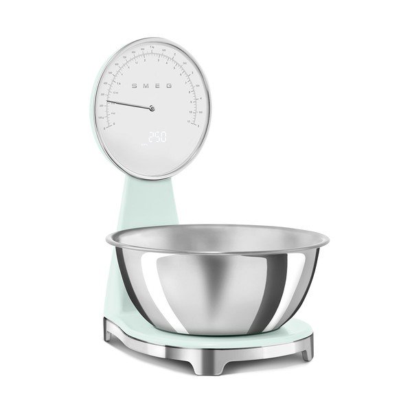 Svetlozelená plastová digitálna kuchynská váha – SMEG-image-2