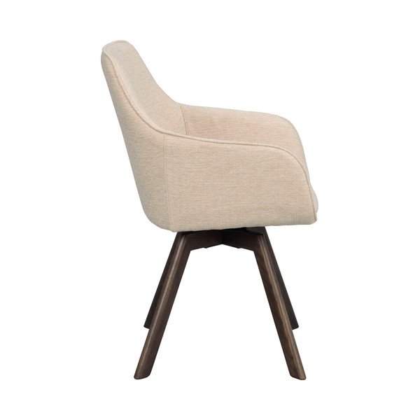 Béžové čalúnené jedálenské kreslá v súprave 2 ks Alison – Rowico-image-2