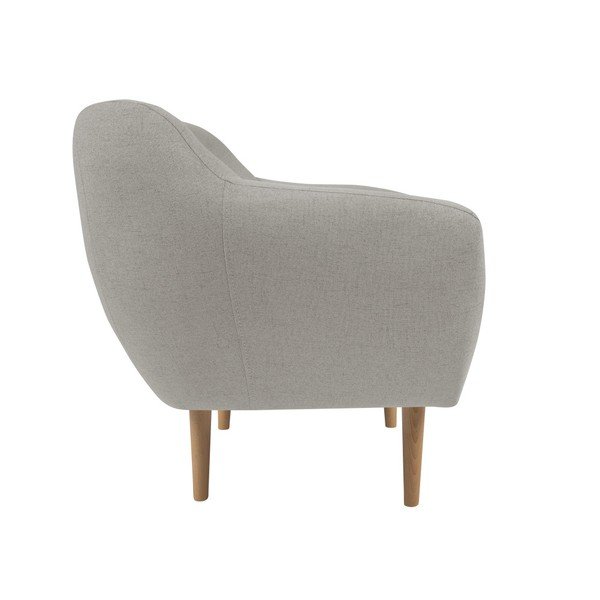 Krémové kreslo so svetlými nohami Mazzini Sofas Sicile-image-2