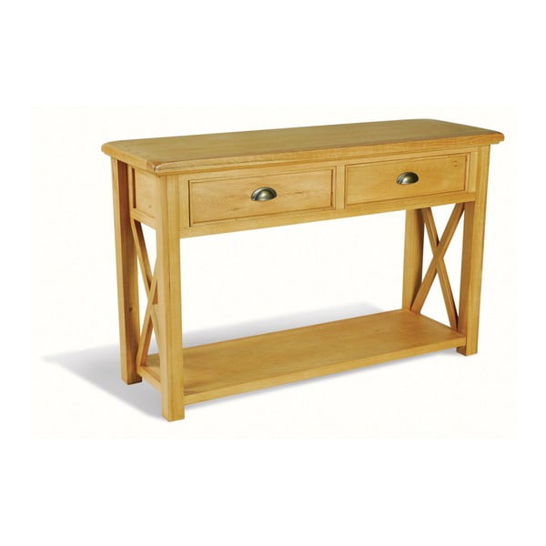 Konzolový stolík z dubového dreva Bluebone Country