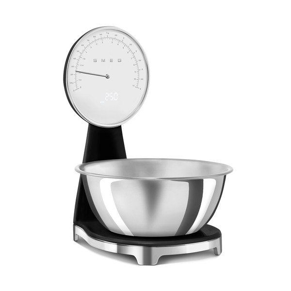Čierna plastová digitálna kuchynská váha – SMEG-image-4