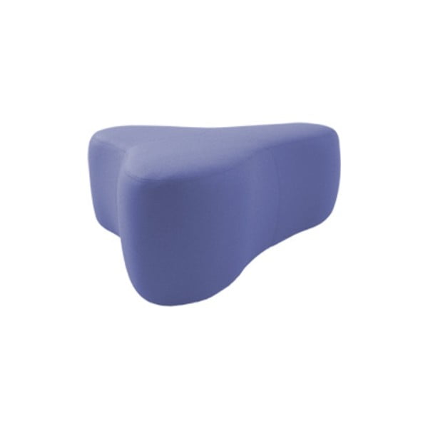 Modrofialový puf Softline Chat Valencia Levandel, dĺžka 90 cm