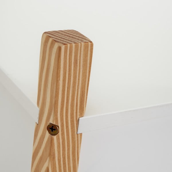 Biela detská knižnica s posuvnými dverami 70x77 cm – Casa Selección-image-3