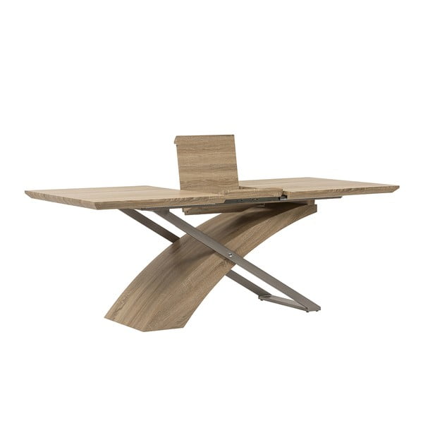 Rozkladací jedálenský stôl Level, 160-200 cm, dub
