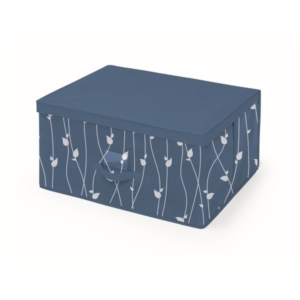 Modrý úložný box Cosatto Leaves, šírka 60 cm