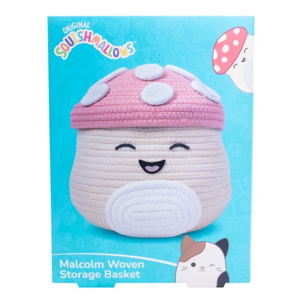 Béžový látkový detský kôš na hračky ø 23x22 cm Fizz Malcolm – SQUISHMALLOWS-image-4