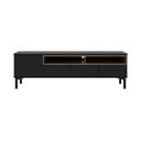 Čierny TV stolík 156x48x48 cm Roomers – Tvilum