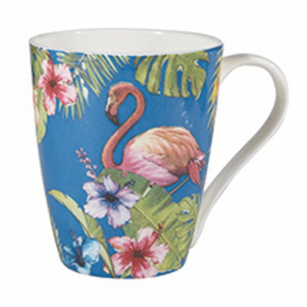 Hrnček z kostného porcelánu Churchill Reignforest Flamingo, 390 ml
