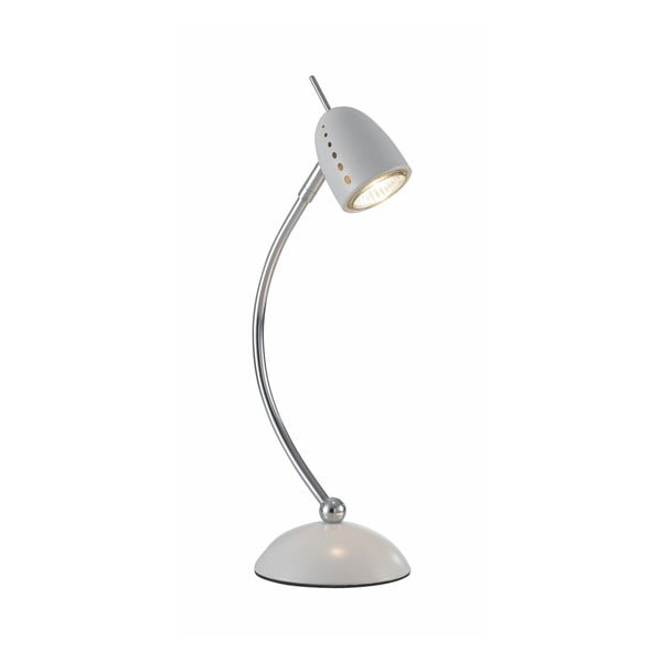 Biela stolová lampa Markslöjd Tobo