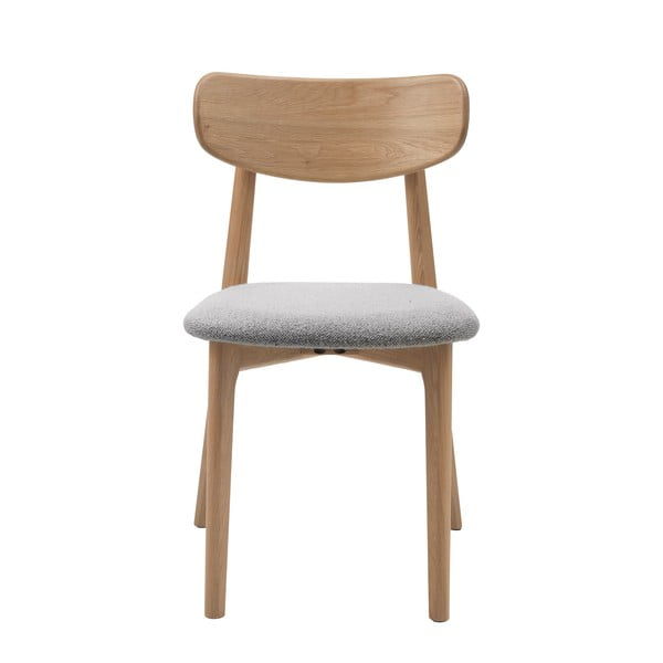 Svetlosivá/v prírodnej farbe jedálenská stolička Elim – Unique Furniture-image-1
