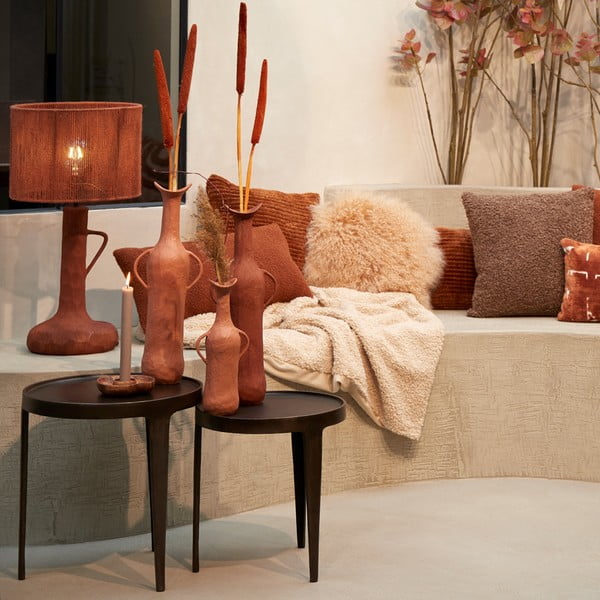 Kovový okrúhly odkladací stolík ø 43 cm Tobias – Light & Living-image-2