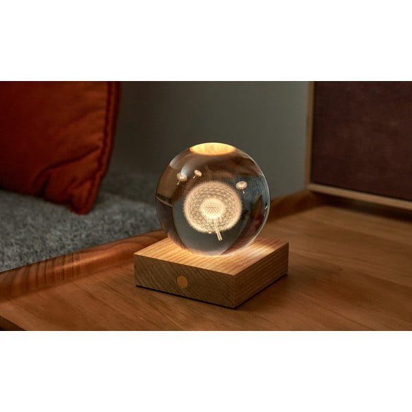 Tmavohnedá svetelná dekorácia na USB Amber – Gingko-image-3