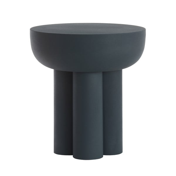 Kovový okrúhly odkladací stolík ø 46 cm Mikola – Light & Living