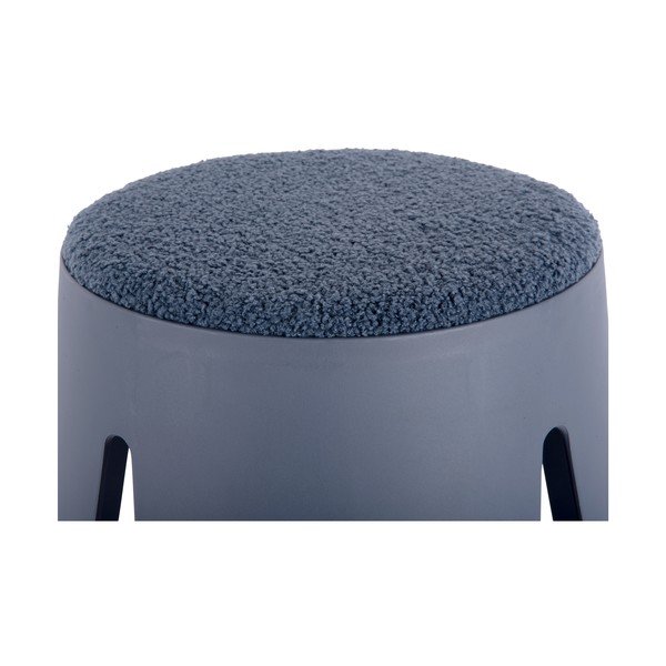 Tmavomodrá plastová stolička Savor – Leitmotiv-image-1