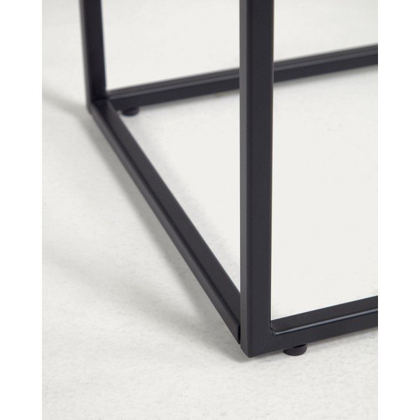 Odkladací stolík s keramickou doskou 30x45 cm Rewena – Kave Home-image-4