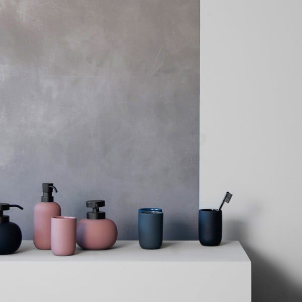 Antracitovosivý keramický téglik na zubné kefky Lotus – Mette Ditmer Denmark-image-2