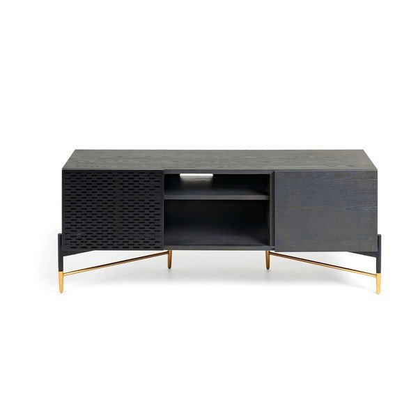 Čierny TV stolík Kave Home Norfort-image-4