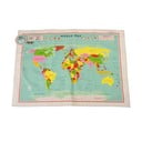 Bavlnená utierka Rex London World Map, 50 x 70 cm