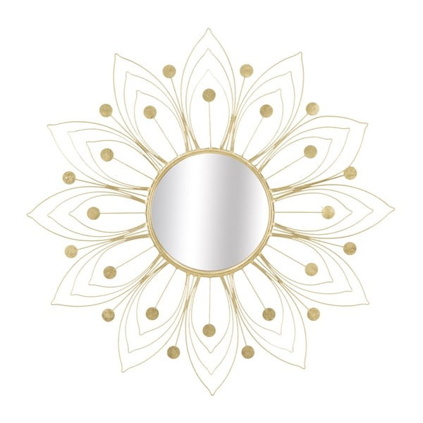Nástenné zrkadlo v zlatej farbe Mauro Ferretti Glam, ⌀ 80 cm