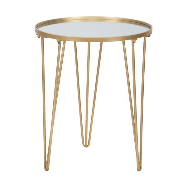 Okrúhly konferenčný stolík v zlatej farbe ø 40 cm Glam – Mauro Ferretti