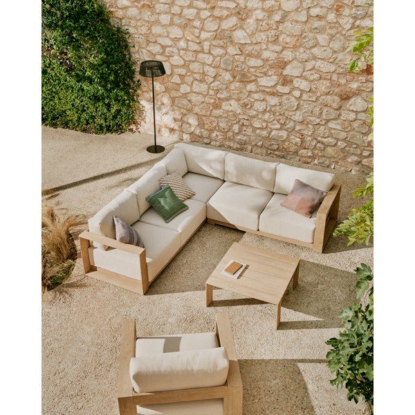 Záhradný konferenčný stolík z masívu akácie 82,5x82,5 cm Ambra – Kave Home-image-2