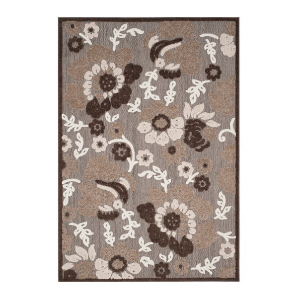 Hnedý koberec vhodný do exteriéru Safavieh Oxford, 99 × 160 cm
