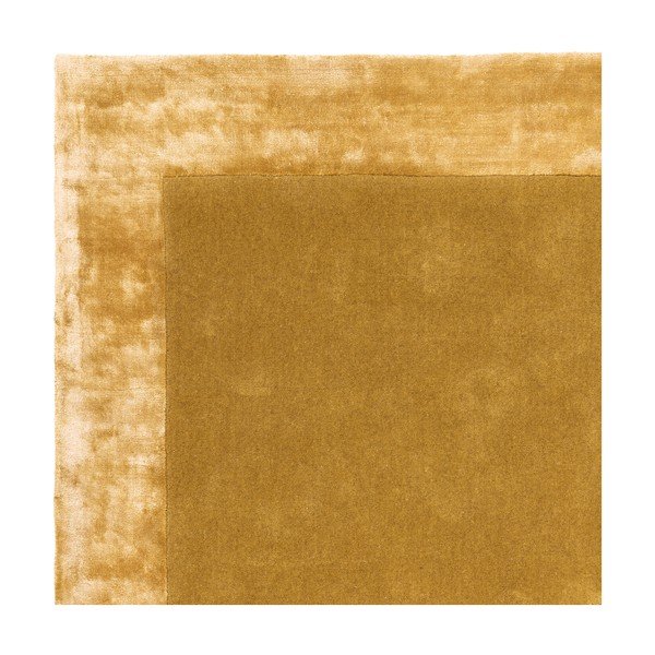 Okrovožltý ručne tkaný koberec s prímesou vlny 160x230 cm Ascot – Asiatic Carpets-image-2
