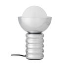 Stolová lampa v striebornej farbe so skleneným tienidlom (výška 32 cm) Spike – Bloomingville
