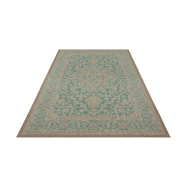 Zeleno-béžový vonkajší koberec NORTHRUGS Anjara, 160 x 230 cm-image-2