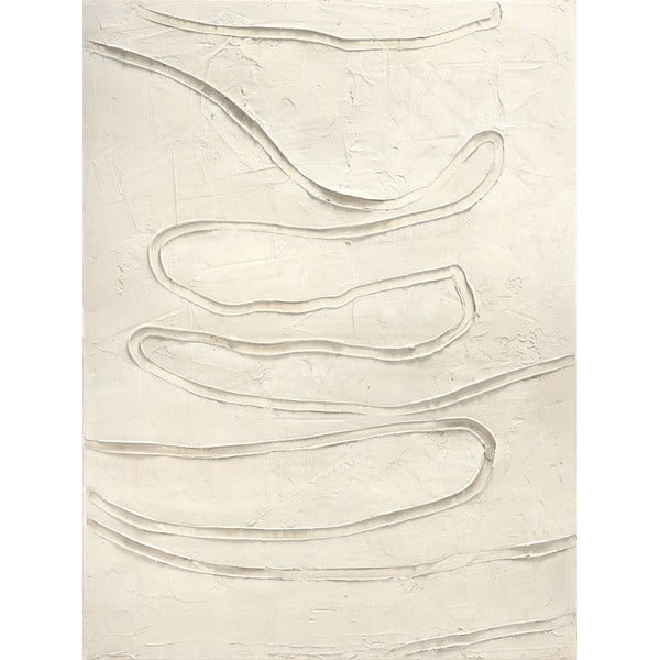 Ručne maľovaný obraz 88x118 cm Track The Line – Malerifabrikken