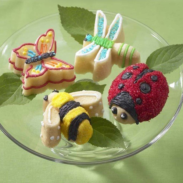 Forma na 8 minibáboviek v medenej farbe Nordic Ware Bugs, 1,2 l-image-1
