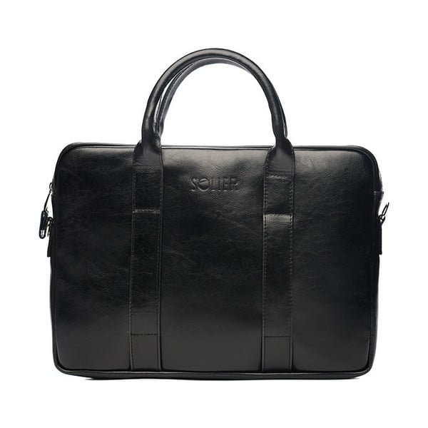 Pánska kožená taška SL20, čierna