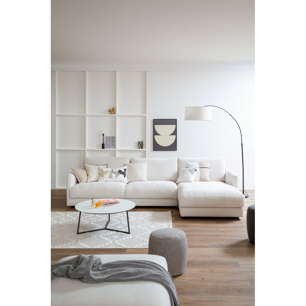 E-shop Čierno-biela stojacia lampa (výška 196 cm) Bow – Fischer & Honsel