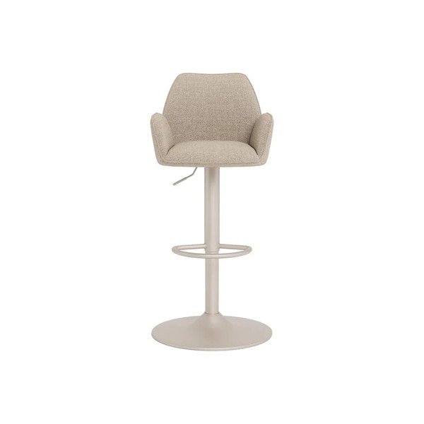 Béžová čalúnená barová stolička (výška sedadla 64 cm) Glenda – Actona-image-2
