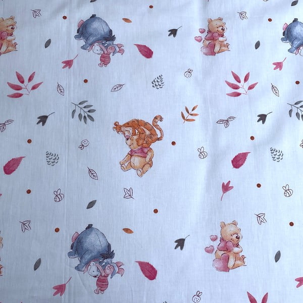 Bavlnené detské obliečky do postieľky 100x135 cm Winnie the Pooh - Jerry Fabrics-image-3